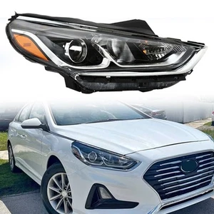 For 2018 2019 Hyundai Sonata Passenger Halogen Headlight Assembly Passenger Side - Picture 1 of 8