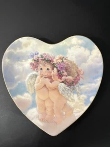 The Hamilton Collection Dreamsicles Cherubs 6” Plate Stolen Kiss For Hanging - Picture 1 of 10