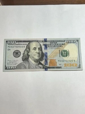 2017-A $100 Birthday Note! 6-27-2022 In Crisp! Condition Gradable Note!🇺🇸✨💯 - Image 1 of 3