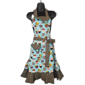 New Handmade by Hypmodic Vintage Cupcake Apron Coquette Twee Trad Cooking Love - Picture 1 of 5