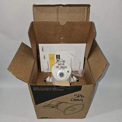 Altavoz de bocina de red exterior Axis Communications C1310-E Mk II PoE (02813-001) Foto 1 de 4