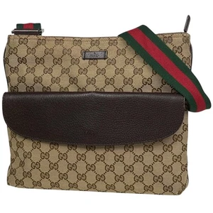 GUCCI Shelly Line Shoulder Bag GG Canvas 256100 #BS3017 - Picture 1 of 6