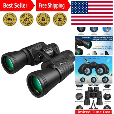 Clear Vision 20x50 Binoculars, Waterproof Design for Bird Watching & Stargazing - Image 1 of 4