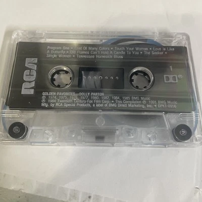 Dolly Parton - Golden Favorites - Cassette Tape ~~~ Country Music  RCA No Inlay - Image 1 of 2