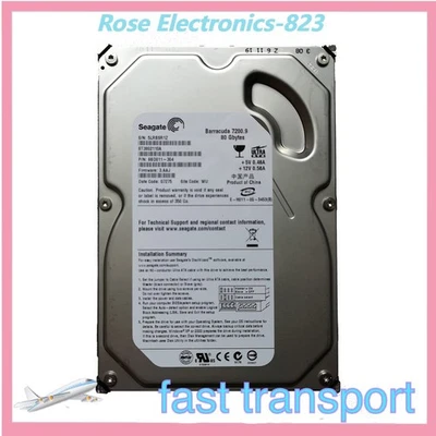 Seagate ST3802110A  80GB 7200RPM PATA IDE 3.5" Desktop HDD Hard Disk Drive - Image 1 of 4