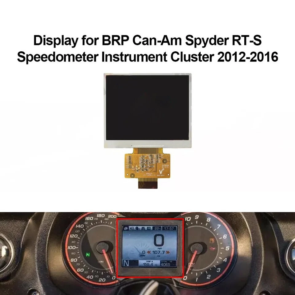 Pantalla LCD para cuadro de instrumentos velocímetro BRP Can-Am Spyder RS-S RT-S F3 Foto 1 de 2