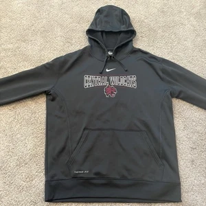 Central Washington Wildcats Sweater Mens XL Gray Nike Hoodie Football - Picture 1 of 9