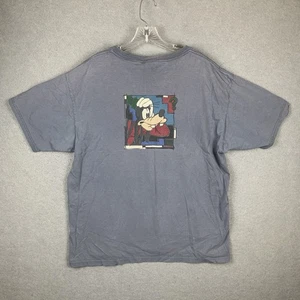 Camiseta Goofy De Colección Años 90 Gris Desteñida Doble Cara Dibujos Animados Disney Para Hombres XL - Imagen 1 de 8