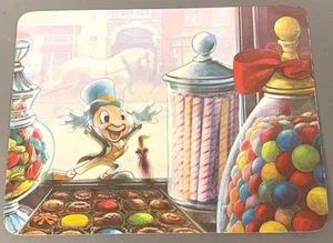 #Z980 GROSSE (7" mal 5") WALT DISNEY WORLD POSTKARTE, JIMINY CRICKET - Bild 1 von 2