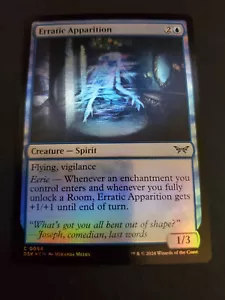 Erratic Apparition - 54 - Foil - DSK - NM - MTG Magic the Gathering - Picture 1 of 2