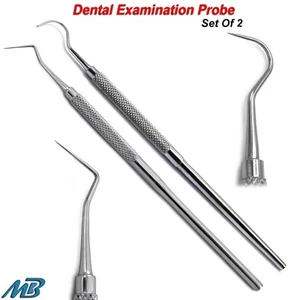 Diagnostic Dentist Pick Hygiene Hook Tarter Examination Student Basic Instrument - Picture 1 of 5