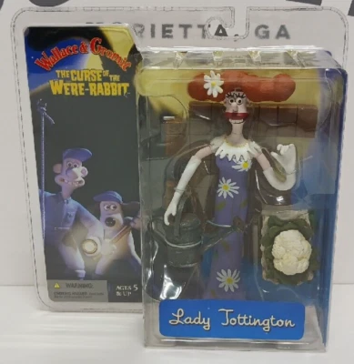 Mcfarlane Wallace & Gromit Curse of the Were Rabbit Lady Jottington MOC - Image 1 of 4