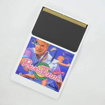 PC Engine Hu POWER TENNIS Card Only pe - Image 1 of 2