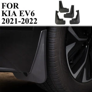 Guardabarros guardabarros negro para coche Kia EV6 (GT-Line) 2022 4 piezas - Imagen 1 de 6