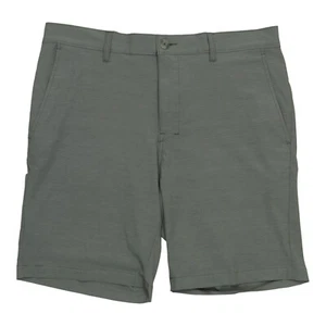 Callaway Golf Mens Micro Striped Flat Front Walking Shorts (34, Duck Green) $75 - Picture 1 of 6