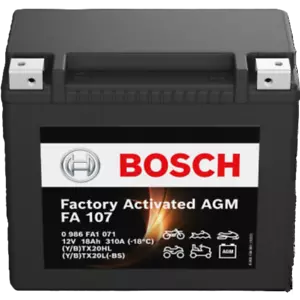 Batteria 12V 18AH YTX20HL GEL 0986FA1071 sigillata attivata scooter moto BOSCH - Imagen 1 de 7