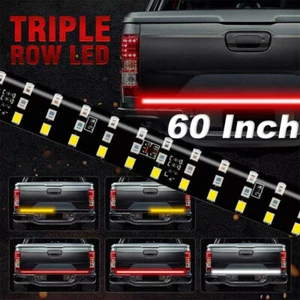 60" Inch Truck Tailgate LED Light Bar Brake Reverse Turn Signal Stop Tail Strip - Picture 1 of 12