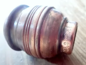 General Electric GE Bulb Screw-In Socket Brass Porcelain Vintage Light Fixture - Picture 1 of 8