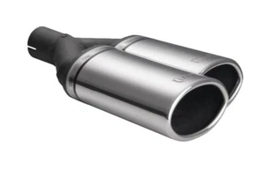 Ulter Sport Exhaust Tip N2-54P Right Oval Dual Exhaust Connection 60Mm - Picture 1 of 2