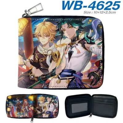 Genshin Impact Game PU Geldbörse Geldbeutel Wallet 12x10x2.5cm - Bild 1 von 4