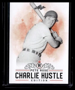 2020 Leaf Charlie Hustle Edition Pete Rose #09 - Picture 1 of 2