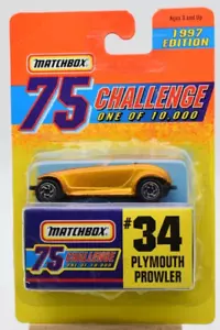Matchbox Superfast Plymouth Prowler Gold Challenge 1997. #34 - Picture 1 of 1
