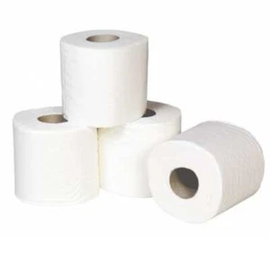 Stuff 4 Office Toilet Tissue - 2 Ply White Toilet Roll 320 Sheets 90mm x 90mm - - Picture 1 of 1