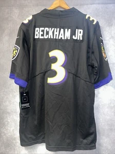NWT Nike Odell Beckham Jr. Baltimore Ravens OnField Men's Game Jersey Medium M - Picture 1 of 4