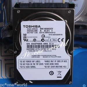 100% OK For TOSHIBA MK1656GSY 160 GB 2.5" 7200 RPM 16MB SATA Hard Disk Drive HDD - Picture 1 of 2