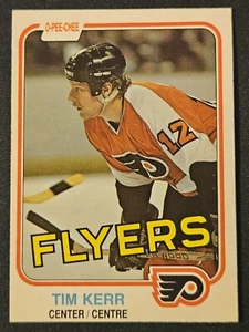 81-82 O-Pee-Chee Tim Kerr Rookie 🚨🚨🚨 Philadelphia Flyers - Picture 1 of 2