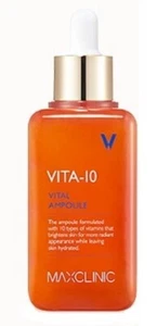 Max Clinic Vita Lift 10 Ampoule 100ml Brightening Moisture Ceramide - Picture 1 of 2