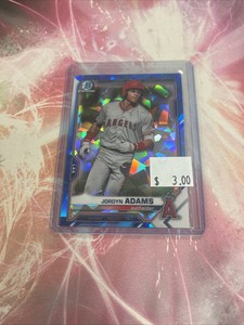 Jordyn Adams 2021 Bowman Chrome Sapphire Blue