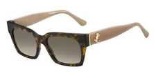 Jimmy Choo JO/S ONSHA Dark Havana Square Brown Gradient 52mm Women's Sunglasses