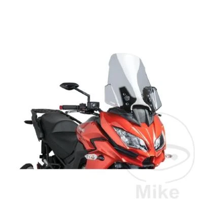 Pare-Brise Touring PUIG Fumée Gris For Kawasaki 650 Kle Versys 2015-2018 - Photo 1/2