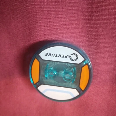 Disco E Lego Dimensions Trans-Light Blue 4 x 4 x 2/3 Chell 71203 Portal 2 Foto 1 de 2