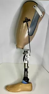 Prosthetic Left Leg With OSSUR Knee, Bulldog, Avalon K2 Foot Size 9.5 / 24 EUC! - Picture 1 of 21