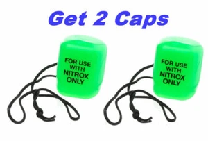 Nitrox Only Tauchventilkappe Staubschutz neongrün Tauchflasche Viton Oring - Bild 1 von 4