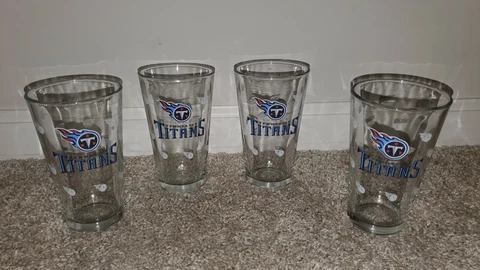 Tennessee Titans Drinking Glasses Cover