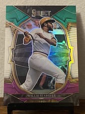 2023 Panini Select Willie Stargell Concourse Green White Purple Prizm # /199 SP