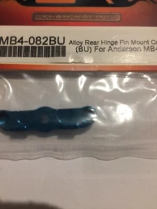 MB4-082BU ANDERSON MB4 Vendetta ST LRP Shark FTX Blaze Rear Hinge Pin Cover 1/18 - Picture 1 of 3