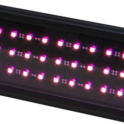 BEAMSWORK LED 24 Plant Pink Freshwater Aquarium Fish Tank Light Asian Red Flower Horn