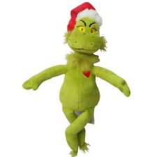 15"/39cm Dr Seuss How the Grinch Stole Christmas with Santa Hat Plush Toys New