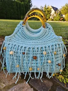 Handmade Tasche, Gehäkelt, Bohostyl, Geschenk - Bild 1 von 1