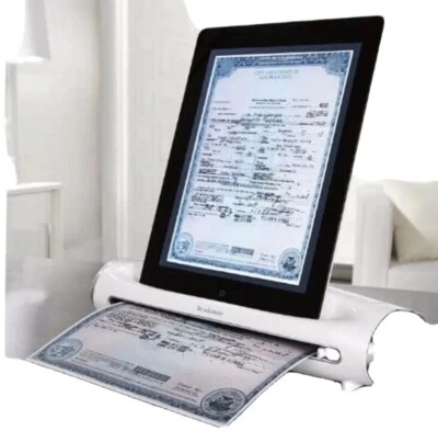 Brookstone iConvert Scanner Dock iPad iPad2 Tablets Scan Documents 2”- 8.5” Wide - Image 1 of 4