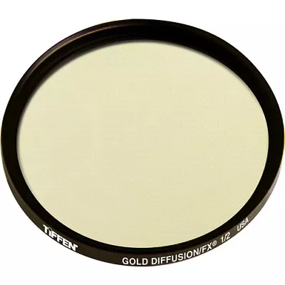 New Tiffen 55mm Gold Diffusion FX (Density 1/2) Soft Focus Filter #55GDFX12 - Image 1 of 4