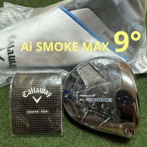 Cabezal de conductor Callaway AI Smoke MAX solo 9 grados cubierta para la cabeza derecha nueva - Imagen 1 de 9