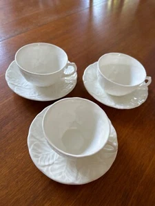 Coalport Countryware Bone China Cup and Saucers Used Crisp Condition x 3 - Picture 1 of 4