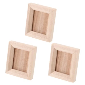 3 Pezzi Mini Cornice Portafoto Ornamenti Accessorio Foto Piccola Casa delle Bambole - Foto 1 di 12