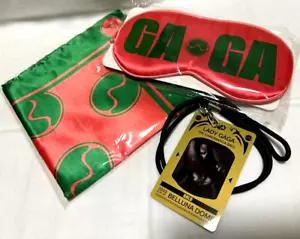 Lady Gaga Chromatica Ball VIP 2022 Japan Goods Eye Mask, Scarf, Pass card - Picture 1 of 4