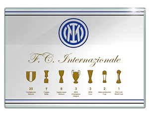 specchio inter trofei mirror inter coppe e scudetti personalizzabile 21x30 - Bild 1 von 1